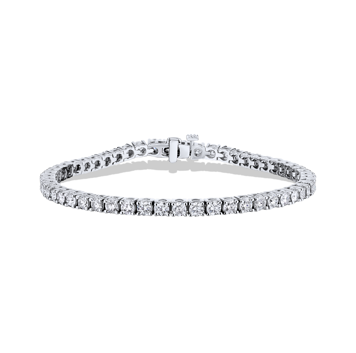 Sabel Collection White Gold Diamond Tennis Bracelet, 7"